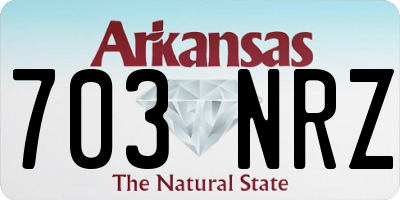AR license plate 703NRZ