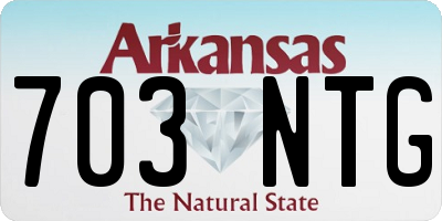 AR license plate 703NTG