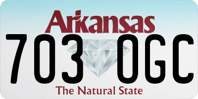 AR license plate 703OGC