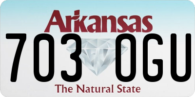 AR license plate 703OGU