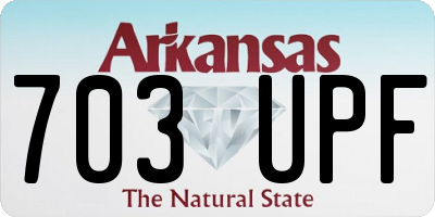 AR license plate 703UPF