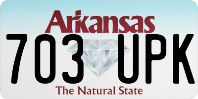 AR license plate 703UPK