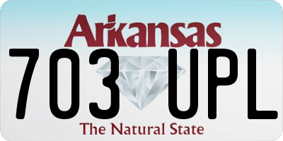 AR license plate 703UPL