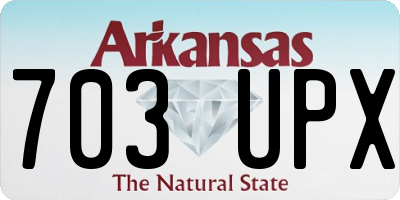 AR license plate 703UPX