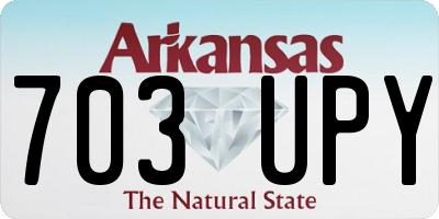 AR license plate 703UPY
