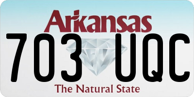 AR license plate 703UQC