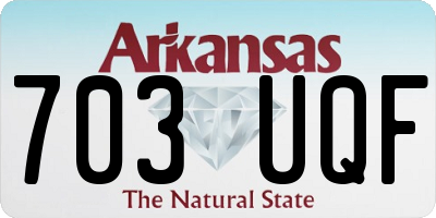 AR license plate 703UQF