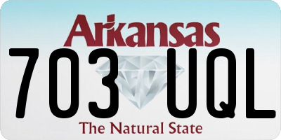 AR license plate 703UQL