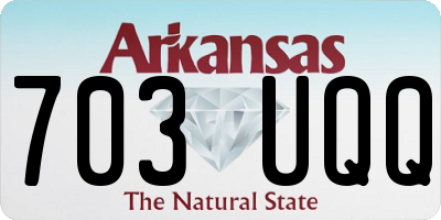 AR license plate 703UQQ