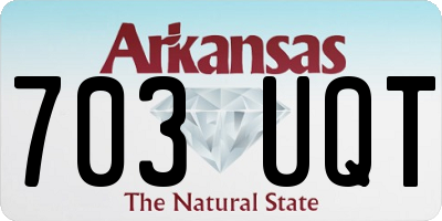 AR license plate 703UQT