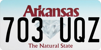 AR license plate 703UQZ