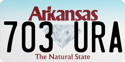 AR license plate 703URA