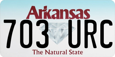 AR license plate 703URC