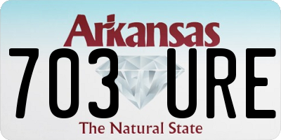 AR license plate 703URE