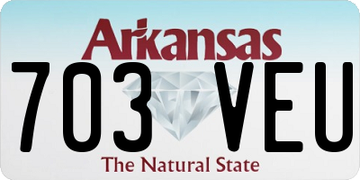 AR license plate 703VEU