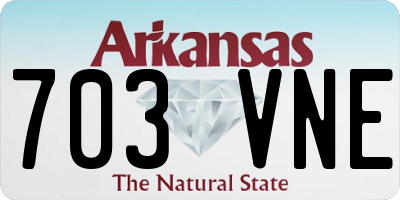 AR license plate 703VNE