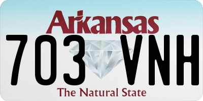AR license plate 703VNH