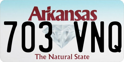AR license plate 703VNQ