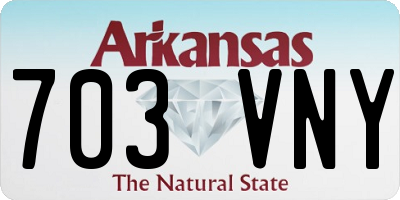 AR license plate 703VNY