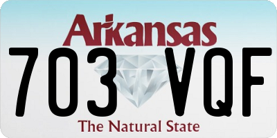 AR license plate 703VQF