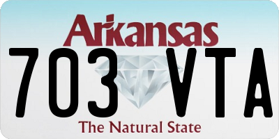 AR license plate 703VTA