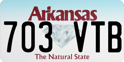 AR license plate 703VTB
