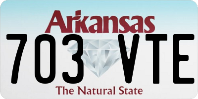 AR license plate 703VTE