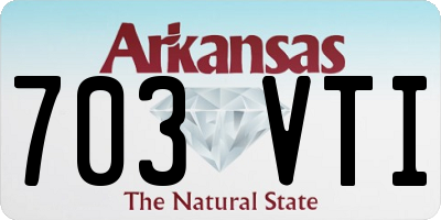 AR license plate 703VTI