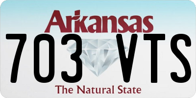 AR license plate 703VTS