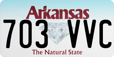 AR license plate 703VVC