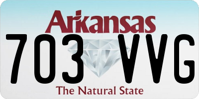 AR license plate 703VVG