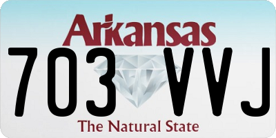 AR license plate 703VVJ