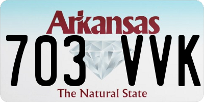 AR license plate 703VVK