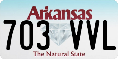 AR license plate 703VVL