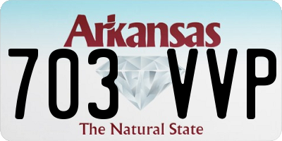 AR license plate 703VVP