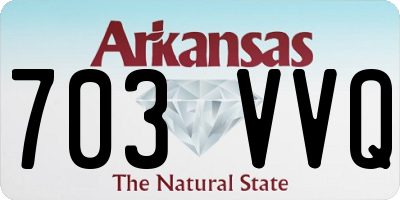 AR license plate 703VVQ