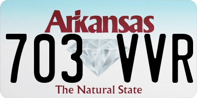 AR license plate 703VVR