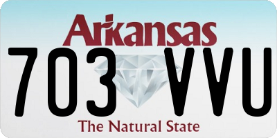 AR license plate 703VVU