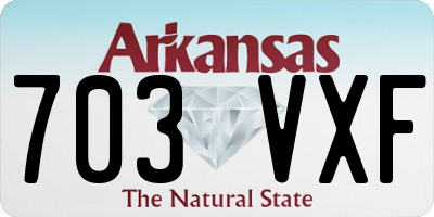 AR license plate 703VXF