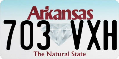 AR license plate 703VXH