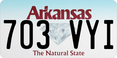 AR license plate 703VYI