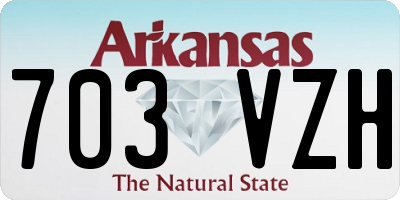 AR license plate 703VZH