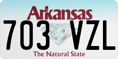 AR license plate 703VZL