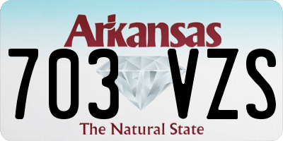 AR license plate 703VZS