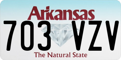 AR license plate 703VZV