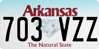 AR license plate 703VZZ