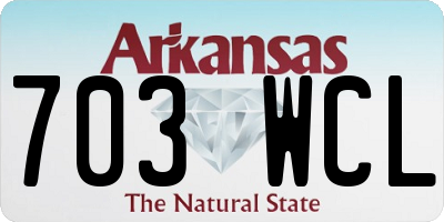 AR license plate 703WCL