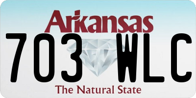 AR license plate 703WLC