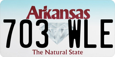 AR license plate 703WLE
