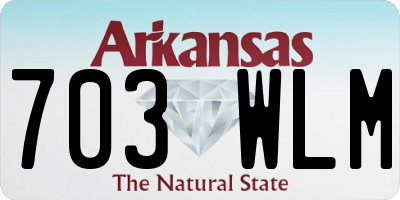 AR license plate 703WLM